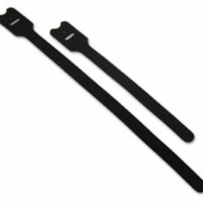 Legrand C2G 29850 | 8in Screw-mountable Hook-and-Loop Cable Tie Multipack (10 pack) (TAA Compliant)