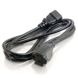 Legrand C2G 29935 | 2ft 16 AWG Monitor Power Adapter Cord (IEC320C14 to NEMA 5-15R) (TAA Compliant)