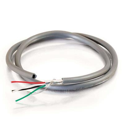 Legrand C2G 32270 | 1000ft 24 AWG 4-Conductor Foil Shield PVC Bulk Cable