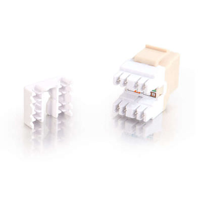 Legrand C2G 35209 | 180?Cat6 RJ45 UTP Keystone Jack - Ivory