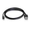 Legrand C2G 35499 | 3.3ft (1m) USB A Male to Lightning Male Sync and Charging Cable - Black