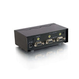 Legrand C2G 39967 | 2-Port UXGA Monitor Splitter/Extender with 3.5mm Audio (Female Input)
