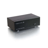 Legrand C2G 39967 | 2-Port UXGA Monitor Splitter/Extender with 3.5mm Audio (Female Input)