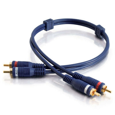 Legrand C2G 40005 | 1.5ft Velocity RCA Stereo Audio Cable