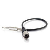 Legrand C2G 40037 | 25ft Pro-Audio XLR Male to 1/4in Male Cable