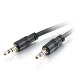 Legrand C2G 40110 | 75ft 3.5mm Stereo Audio Cable With Low Profile Connectors M/M - In-Wall CMG-Rated