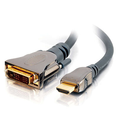 Legrand C2G 40286 | 0.5m SonicWave HDMI to DVI-D Digital Video Cable M/M - In-Wall CL2-Rated (1.6ft)