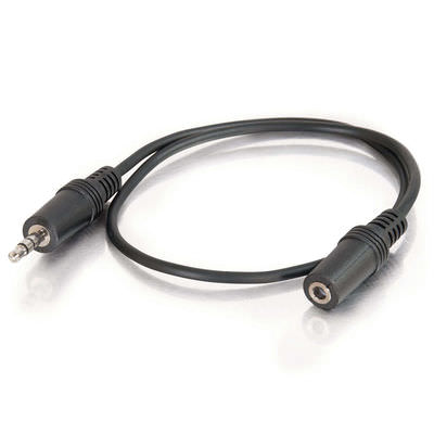 Legrand C2G 40405 | 1.5ft 3.5mm M/F Stereo Audio Extension Cable