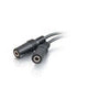 Legrand C2G 40426 | 6in Value Series One 3.5mm Stereo Male To Two 3.5mm Stereo Female Y-Cable