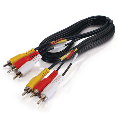 Legrand C2G 40448 | 6ft Value Series Composite Video + Stereo Audio Cable