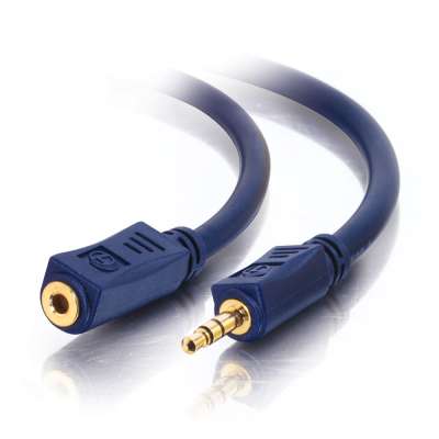 Legrand C2G 40948 | 150ft Velocity 3.5mm M/F Stereo Audio Extension Cable