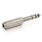 Legrand C2G 40639 | 6.3mm (1/4in) Stereo Male to 3.5mm Stereo Female Adapter (TAA Compliant)