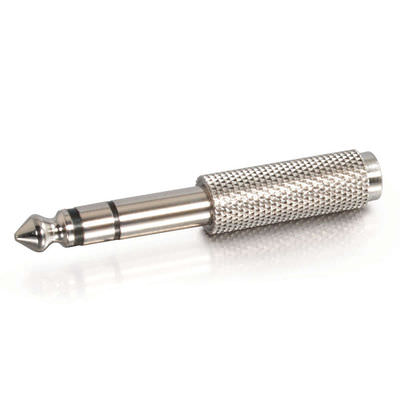 Legrand C2G 40639 | 6.3mm (1/4in) Stereo Male to 3.5mm Stereo Female Adapter (TAA Compliant)
