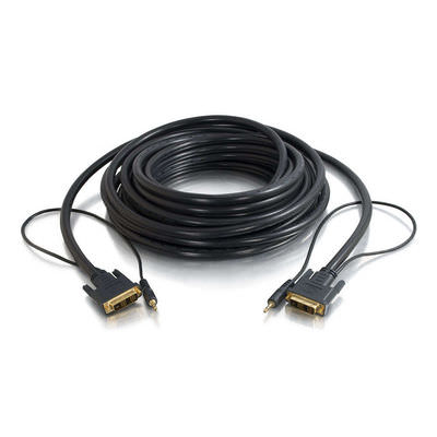 Legrand C2G 41240 | 6ft Pro Series Single Link DVI-D + 3.5mm A/V Cable M/M - In-Wall CL2-Rated