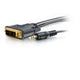 Legrand C2G 41240 | 6ft Pro Series Single Link DVI-D + 3.5mm A/V Cable M/M - In-Wall CL2-Rated