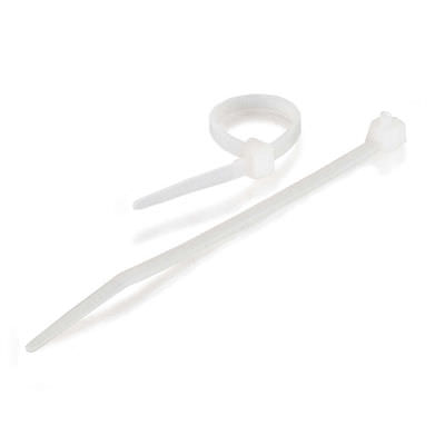 Legrand C2G 43044 | 7.75in Releasable/Reusable Cable Ties Multipack (50 pack) - White (TAA Compliant)