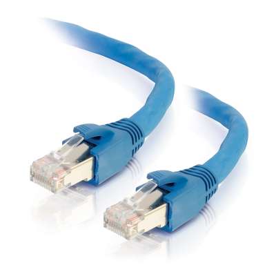 Legrand C2G 43170 | 150ft Cat6 Snagless Solid Shielded Ethernet Network Patch Cable - Blue