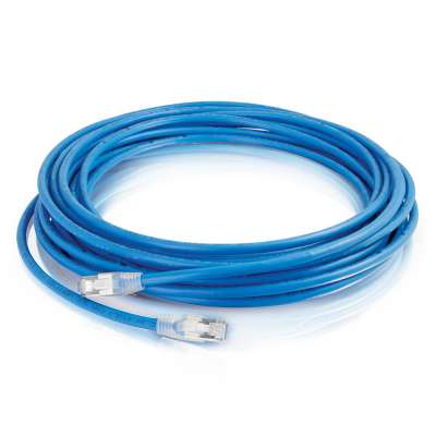 Legrand C2G 43176 | 200ft HD Base T Certified Cat6a Cable with Discontinuous Shielding - Plenum CMP-Rated - Blue