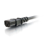 Legrand C2G 48066 | 8ft 18 AWG Coiled Hospital Grade Power Cord (NEMA 5-15P to IEC320C13) - Black