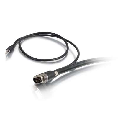 Legrand C2G 50230 | 50ft Select VGA + 3.5mm Stereo Audio A/V Cable M/M - In-Wall CMG-Rated