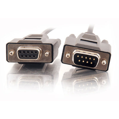 Legrand C2G 52034 | 50ft DB9 M/F Serial RS232 Extension Cable - Black