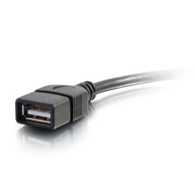Legrand C2G 52119 | 6 inch USB 2.0 A Male to A Female Extension Cable