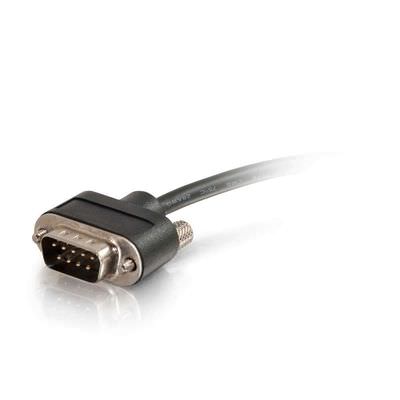 Legrand C2G 52184 | 6ft Serial RS232 DB9 Null Modem Cable with Low Profile Connectors M/F - In-Wall CMG-Rated