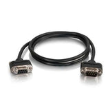Legrand C2G 52186 | 12ft Serial RS232 DB9 Null Modem Cable with Low Profile Connectors M/F - In-Wall CMG-Rated
