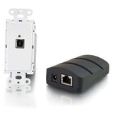Legrand C2G 53878 | USB 2.0 Over Cat5 Superbooster Wall Plate Transmitter to Dongle Receiver Kit