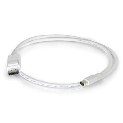 Legrand C2G 54297 | 3ft Mini Display Port to Display Port Adapter Cable 4K 30Hz - White