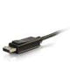 Legrand C2G 54301 | 6ft Mini Display Port to Display Port Adapter Cable 4K 30Hz - Black