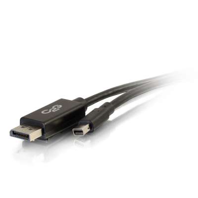 Legrand C2G 54301 | 6ft Mini Display Port to Display Port Adapter Cable 4K 30Hz - Black