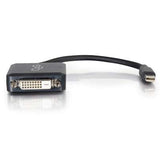 Legrand C2G 54311 | 8in Mini Display Port Male to Single Link DVI-D Female Adapter Converter - Black