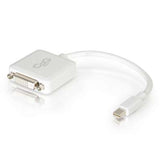 Legrand C2G 54312 | 8in Mini Display Port Male to Single Link DVI-D Female Adapter Converter - White