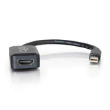 Legrand C2G 54313 | 8in Mini Display Port Male to HDMI Female Adapter Converter - Black