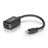 Legrand C2G 54313 | 8in Mini Display Port Male to HDMI Female Adapter Converter - Black