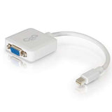 Legrand C2G 54316 | 8in Mini Display Port Male to VGA Female Active Adapter Converter - White