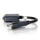 Legrand C2G 54321 | 8in Display Port Male to Single Link DVI-D Female Adapter Converter - Black
