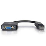 Legrand C2G 54323 | 8in Display Port Male to VGA Female Active Adapter Converter - Black