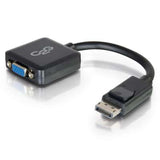 Legrand C2G 54323 | 8in Display Port Male to VGA Female Active Adapter Converter - Black