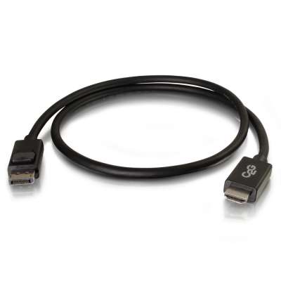 Legrand C2G 54325 | 3ft Display Port Male to HDMI Male Adapter Cable - Black