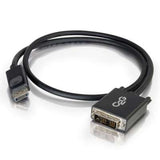 Legrand C2G 54330 | 10ft Display Port Male to Single Link DVI-D Male Adapter Cable - Black