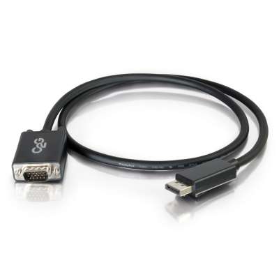 Legrand C2G 54332 | 6ft Display Port Male to VGA Male Active Adapter Cable - Black