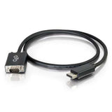 Legrand C2G 54332 | 6ft Display Port Male to VGA Male Active Adapter Cable - Black