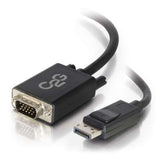 Legrand C2G 54332 | 6ft Display Port Male to VGA Male Active Adapter Cable - Black