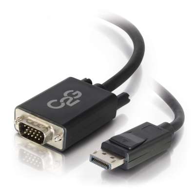 Legrand C2G 54331 | 3ft Display Port Male to VGA Male Active Adapter Cable - Black