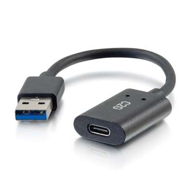 Legrand C2G 54428 | 6in USB-C Female to USB-A Male SuperSpeed USB 5Gbps Adapter Converter