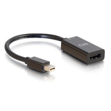 Legrand C2G 54430 | 8in Mini Display Port Male to HDMI Female Passive Adapter Converter - 4K 30Hz