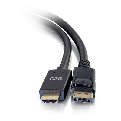 Legrand C2G 54433 | 6ft Display Port Male to HDMI Male Passive Adapter Cable - 4K 30Hz
