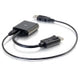 Legrand C2G 54682 | 8in Display Port Male to VGA + Audio Female Active Adapter Converter - Black